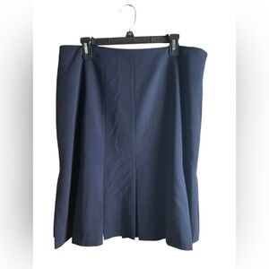 Nine West Blue Pleaded Skirt with Stretch.   Size:14